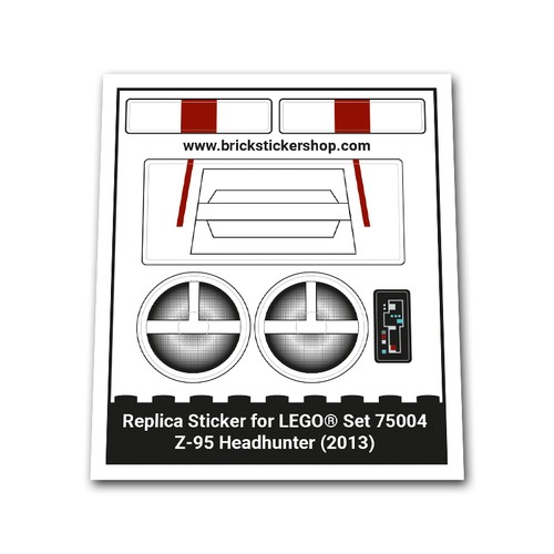 Replacement sticker for set - sticker,